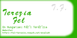 terezia fel business card